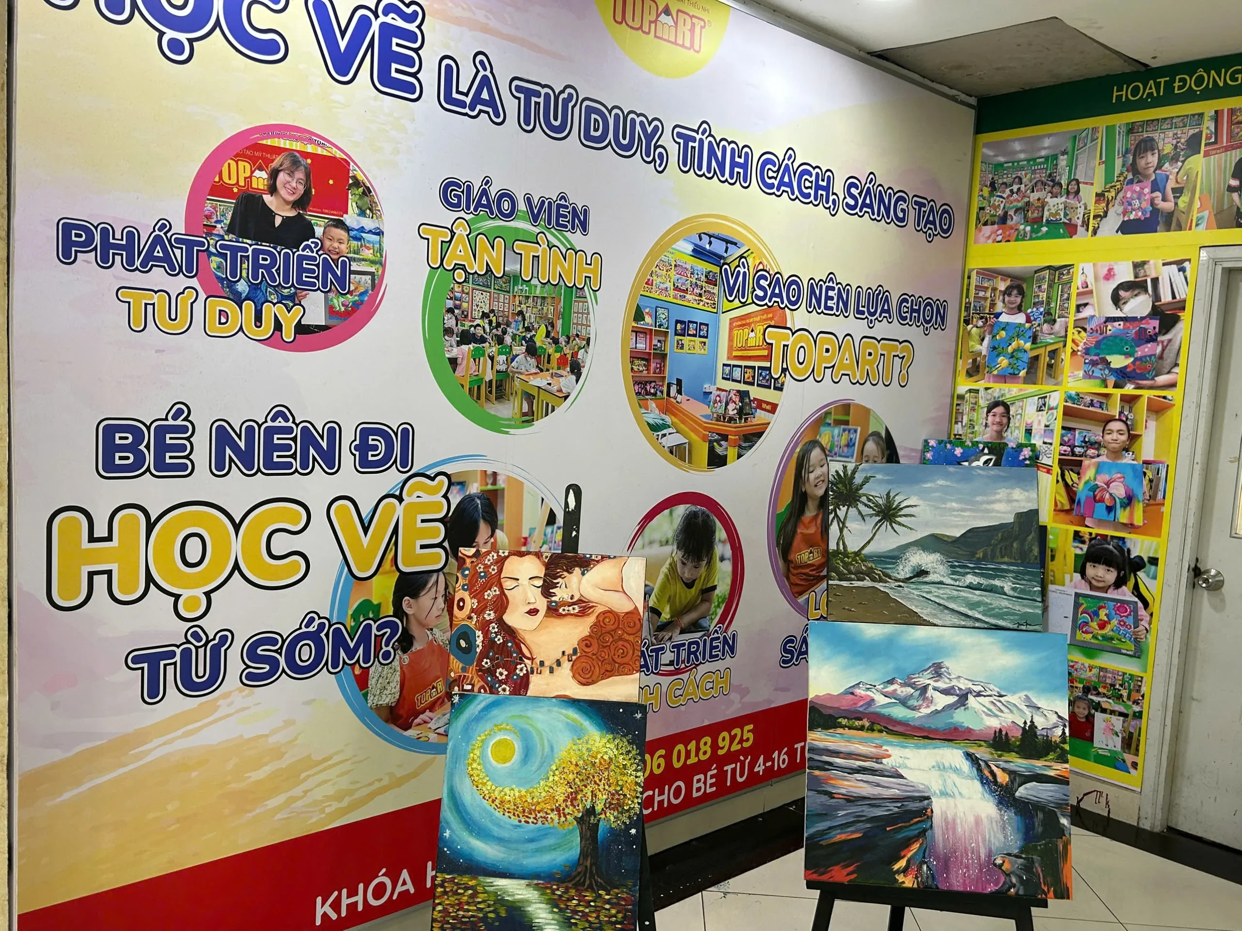 TT đào tạo mỹ thuật thiếu nhi TopArt